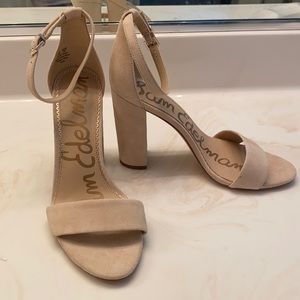 NEVER WORN Sam Edelman Heels-Size 9 Oatmea…